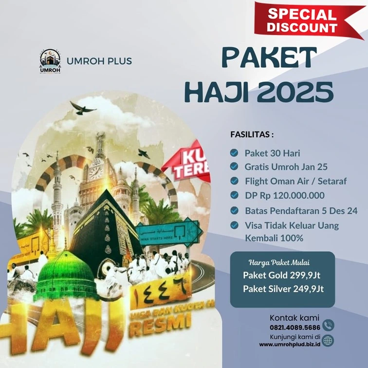 Paket Haji Langsung Berangkat 2025 2026 200 Jutaan Kutai Timur