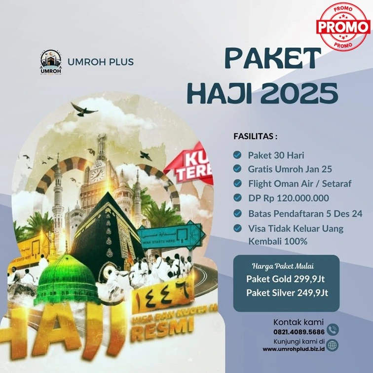 Paket Haji Langsung Berangkat 2025 2026 200 Jutaan Palangka Raya