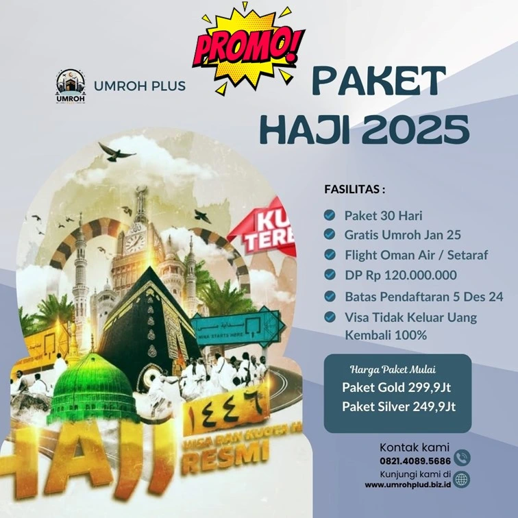 Paket Haji Langsung Berangkat 2025 2026 200 Jutaan Wajo
